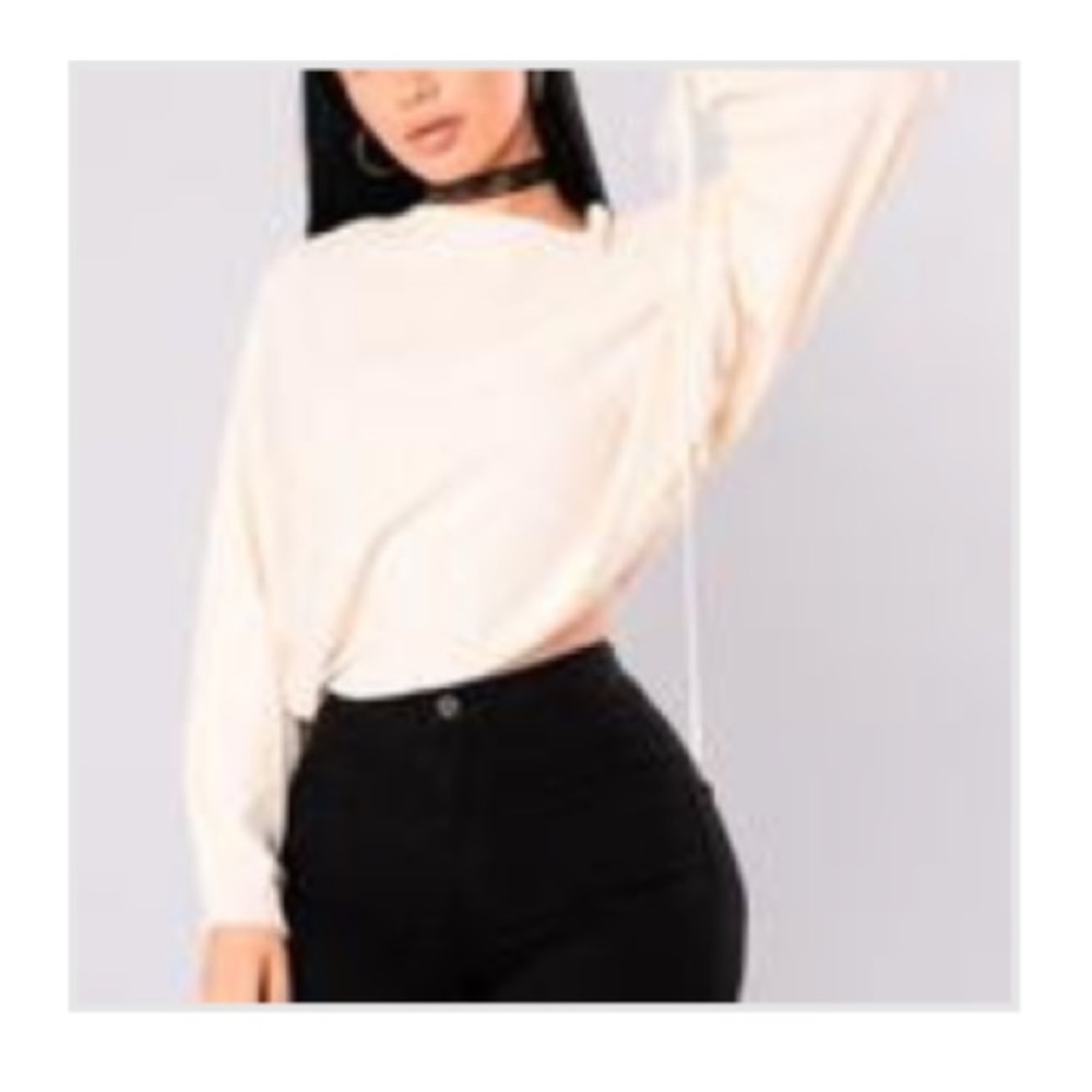 FashionNova Ivory Top